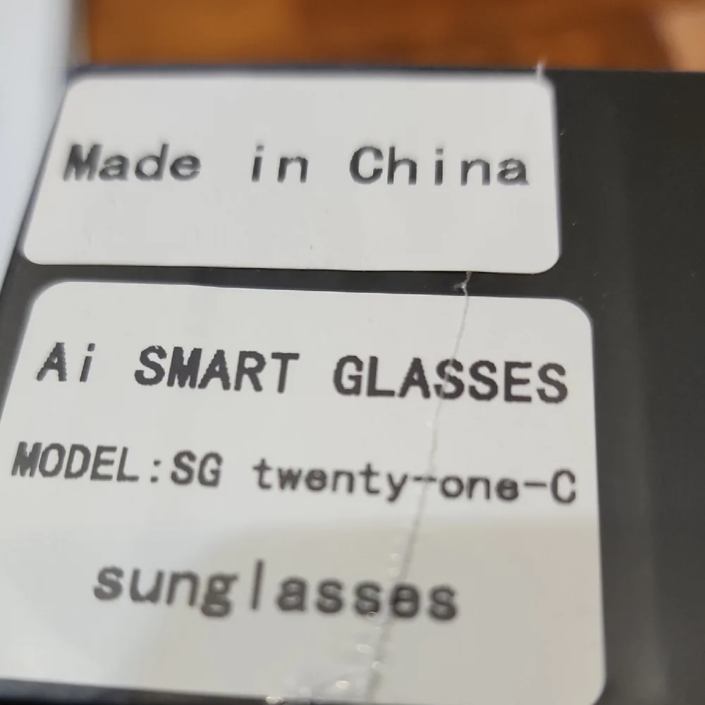 AI Smart Glasses - Black